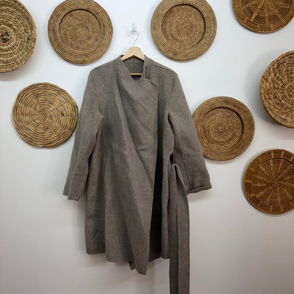 $189 J. Jill Long Wool Coat Large